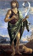 BARTOLOMEO VENETO John the Baptist oil on canvas